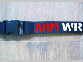 Arm Wrestling textilná šnúrka na krk ( kľúče ) materiál 100% polyester
